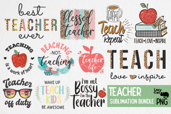 Download Teacher Sublimation Bundle - Sublimation bundle Collection