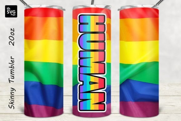 Download Human LGBT Tumbler Sublimation Designs - Human lgbt Collection