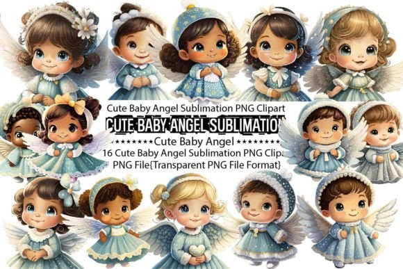 Download Cute Baby Angel Sublimation Bundle - Sublimation bundle Collection
