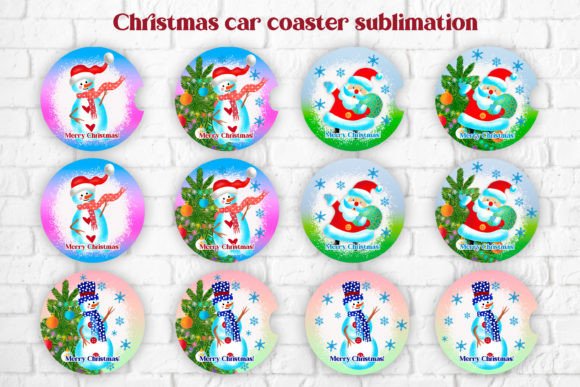 Download Car Coaster Sublimation Design - Premium Resources