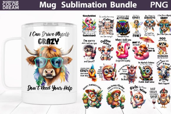 Download Funny Quotes Mug Sublimation Bundle - Sublimation bundle Collection