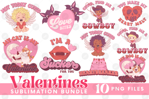 Download Valentines Sublimation Bundle | Cupid - Sublimation bundle Collection