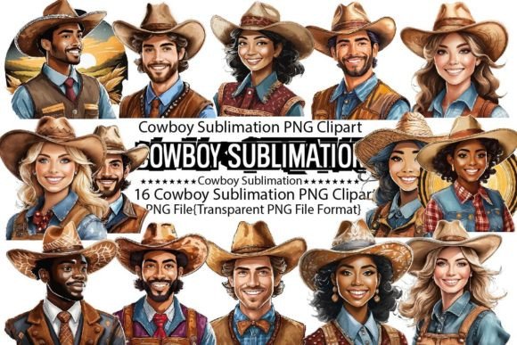 Download Cowboy Sublimation Bundle - Sublimation bundle Collection