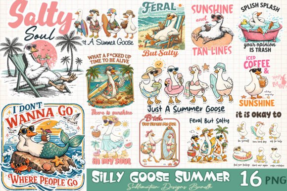 Download Silly Goose Summer Sublimation Bundle - Sublimation bundle Collection