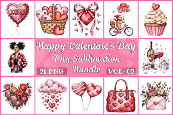 Download Valentine PNG Sublimation Bundle - Sublimation bundle Collection
